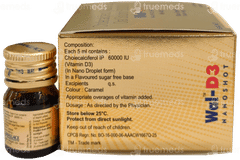 Wal D3 Nanoshot Sugar Free Solution 5Ml Wal D3 Nanoshot Sugar Free Solution 5Ml